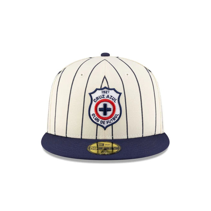 New Era Cruz Azul Retro Pinstripe 59FIFTY Fitted Hat