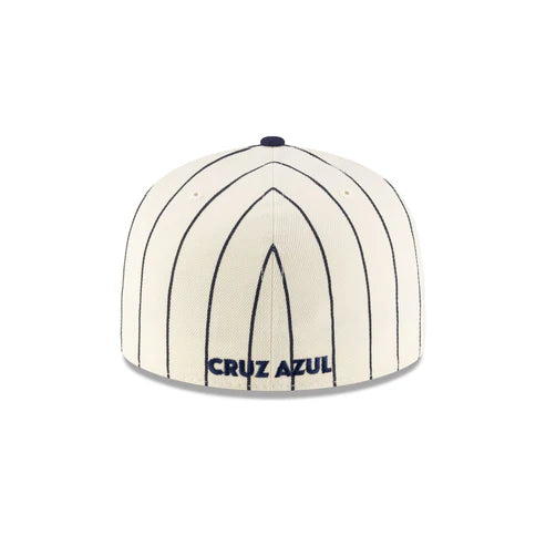 New Era Cruz Azul Retro Pinstripe 59FIFTY Fitted Hat