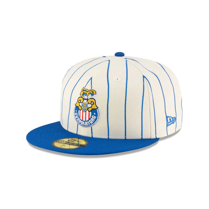 New Era Chivas del Guadalajara Retro Pinstripe 59FIFTY Fitted Hat