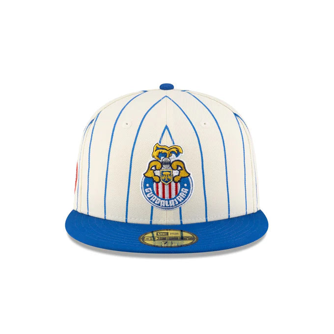 New Era Chivas del Guadalajara Retro Pinstripe 59FIFTY Fitted Hat