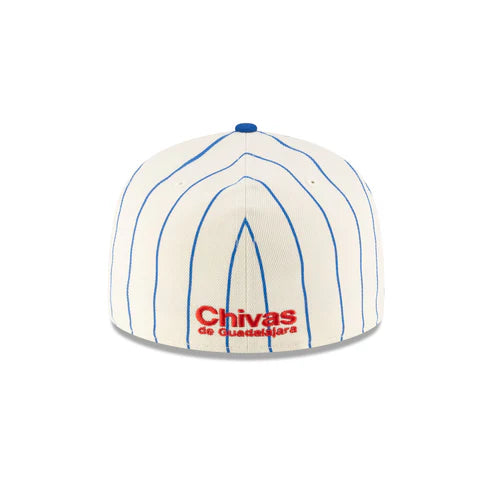 New Era Chivas del Guadalajara Retro Pinstripe 59FIFTY Fitted Hat