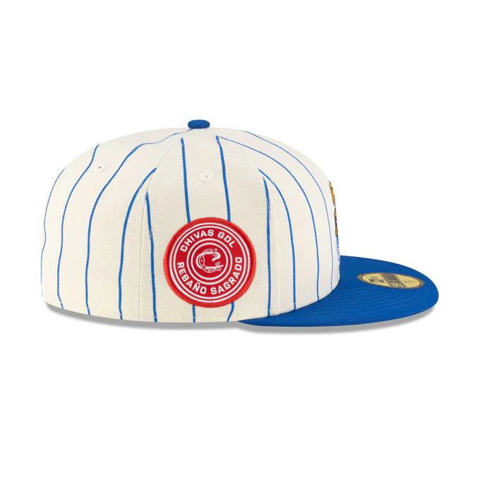 New Era Chivas del Guadalajara Retro Pinstripe 59FIFTY Fitted Hat