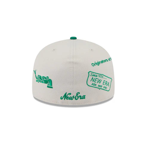 New Era Mexico Anniversary Logos Stone 59FIFTY Fitted Hat-White/Green