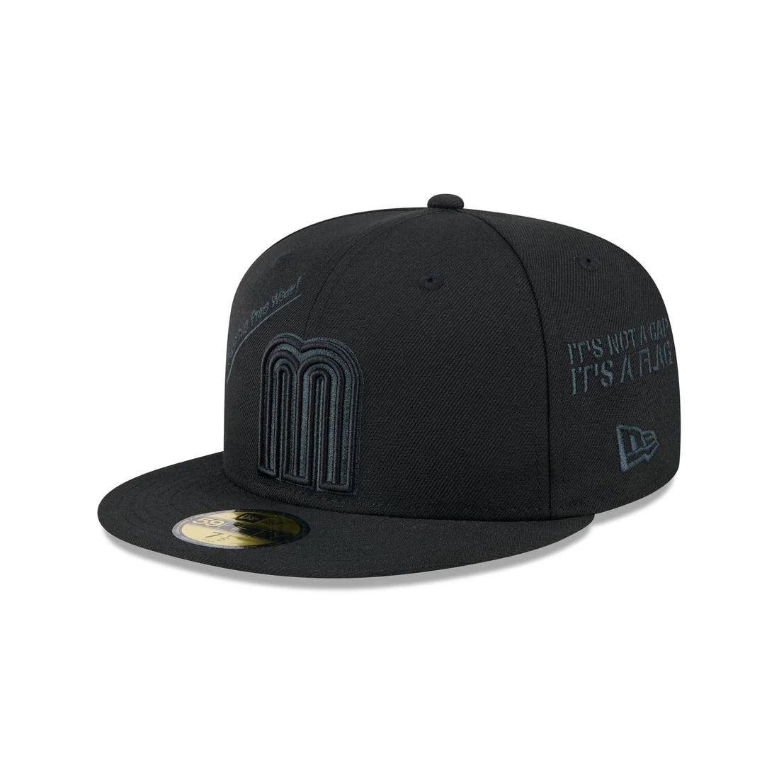 New Era Mexico Anniversary Logos 59FIFTY Fitted Hat-Black