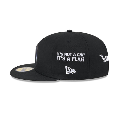 New Era Mexico Anniversary Logos 59FIFTY Fitted Hat-Black/White