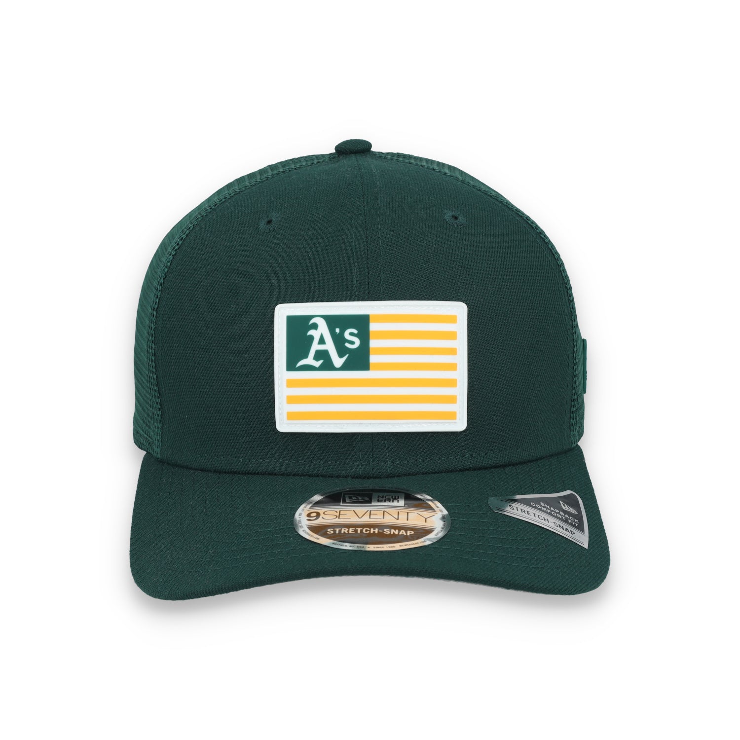 New Era Oakland Athletics Flag Patch 9SEVENTY Stretch-Snap Hat