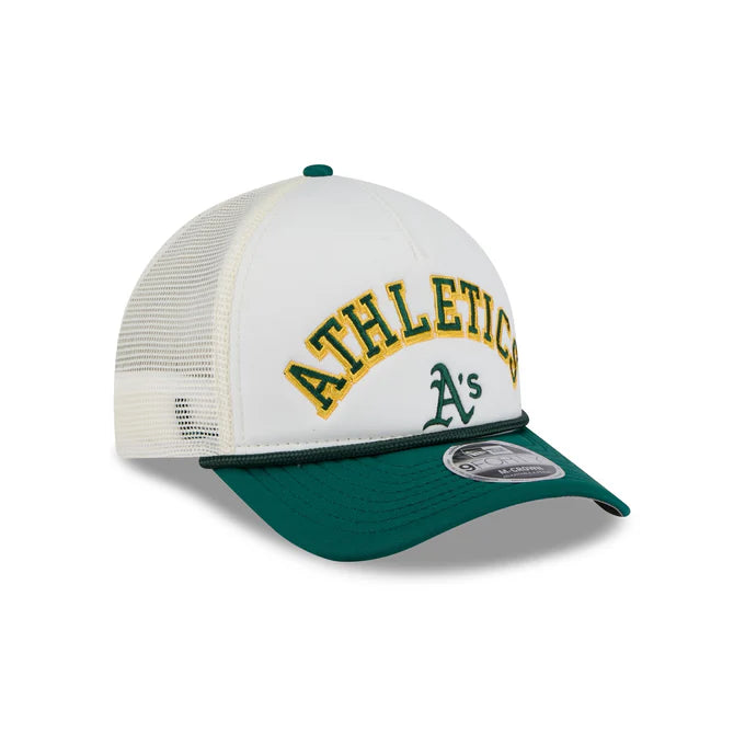New Era Oakland Athletics Chrome Arch M-Crown 9FORTY Adjustable Snapback Hat