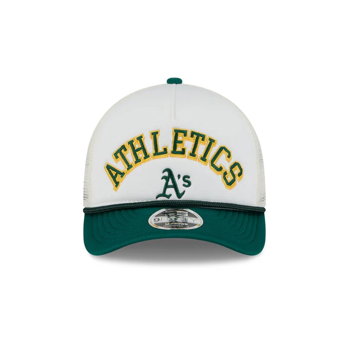 New Era Oakland Athletics Chrome Arch M-Crown 9FORTY Adjustable Snapback Hat