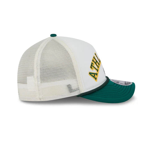 New Era Oakland Athletics Chrome Arch M-Crown 9FORTY Adjustable Snapback Hat