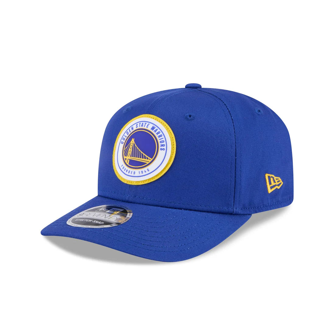 New Era Golden State Warriors Circle Patch 9SEVENTY Stretch-Snap Hat