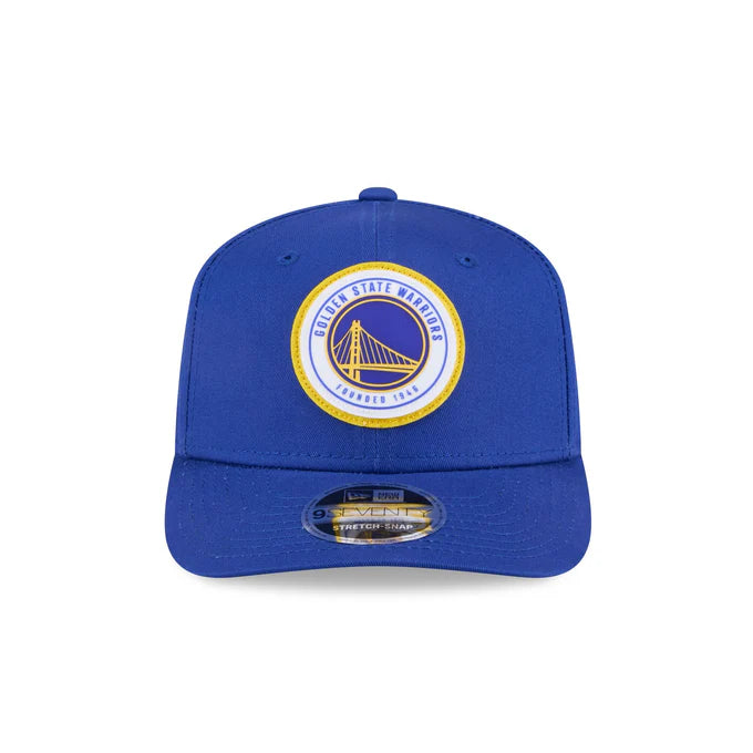 New Era Golden State Warriors Circle Patch 9SEVENTY Stretch-Snap Hat