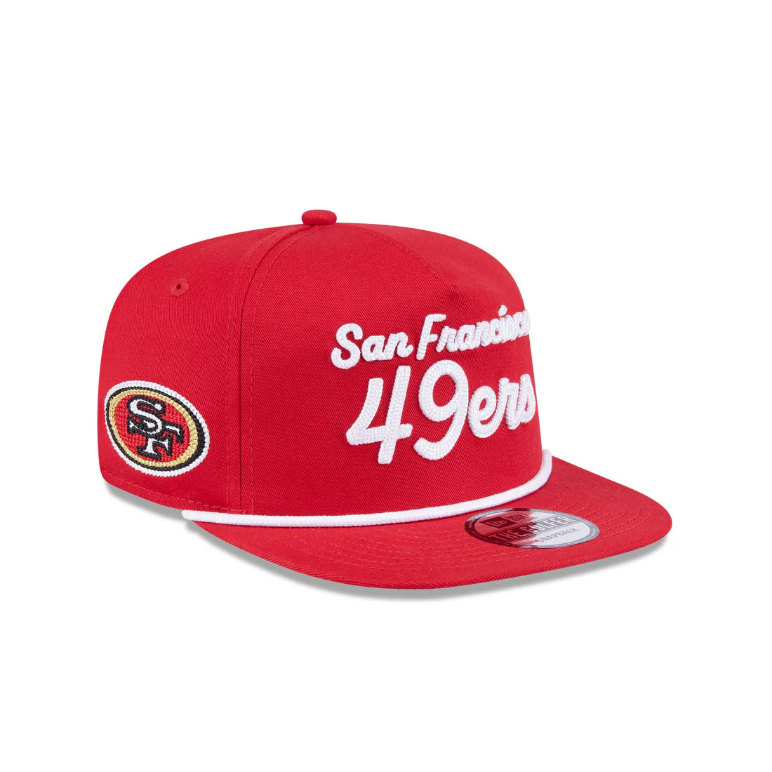 New Era San Francisco 49ers Team Text Golfer Snapback Hat