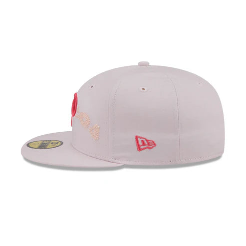 New Era Pericos De Puebla Wordmark 59FIFTY Fitted Hat-Pink