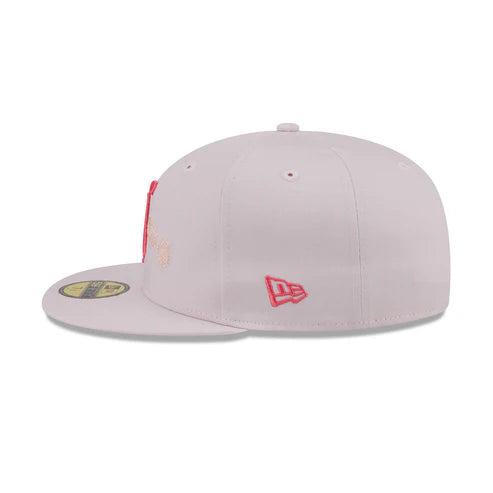 New Era Toros De Tijuana Stacked Wordmark 59FIFTY Fitted Hat-Pink
