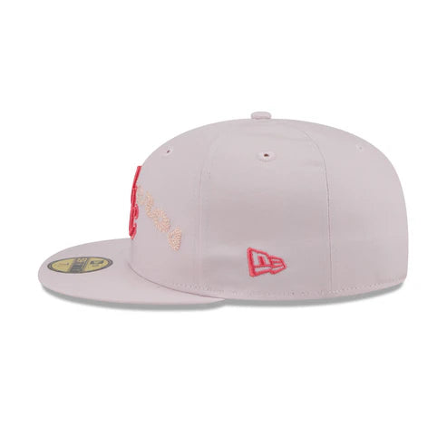 New Era Guerreros De Oaxaca Stacked Wordmark 59FIFTY Fitted Hat-Pink