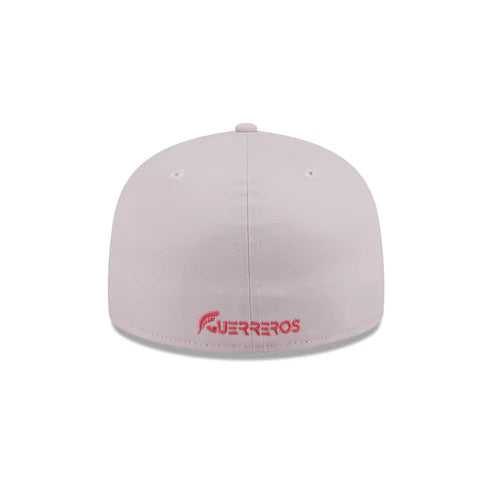 New Era Guerreros De Oaxaca Stacked Wordmark 59FIFTY Fitted Hat-Pink