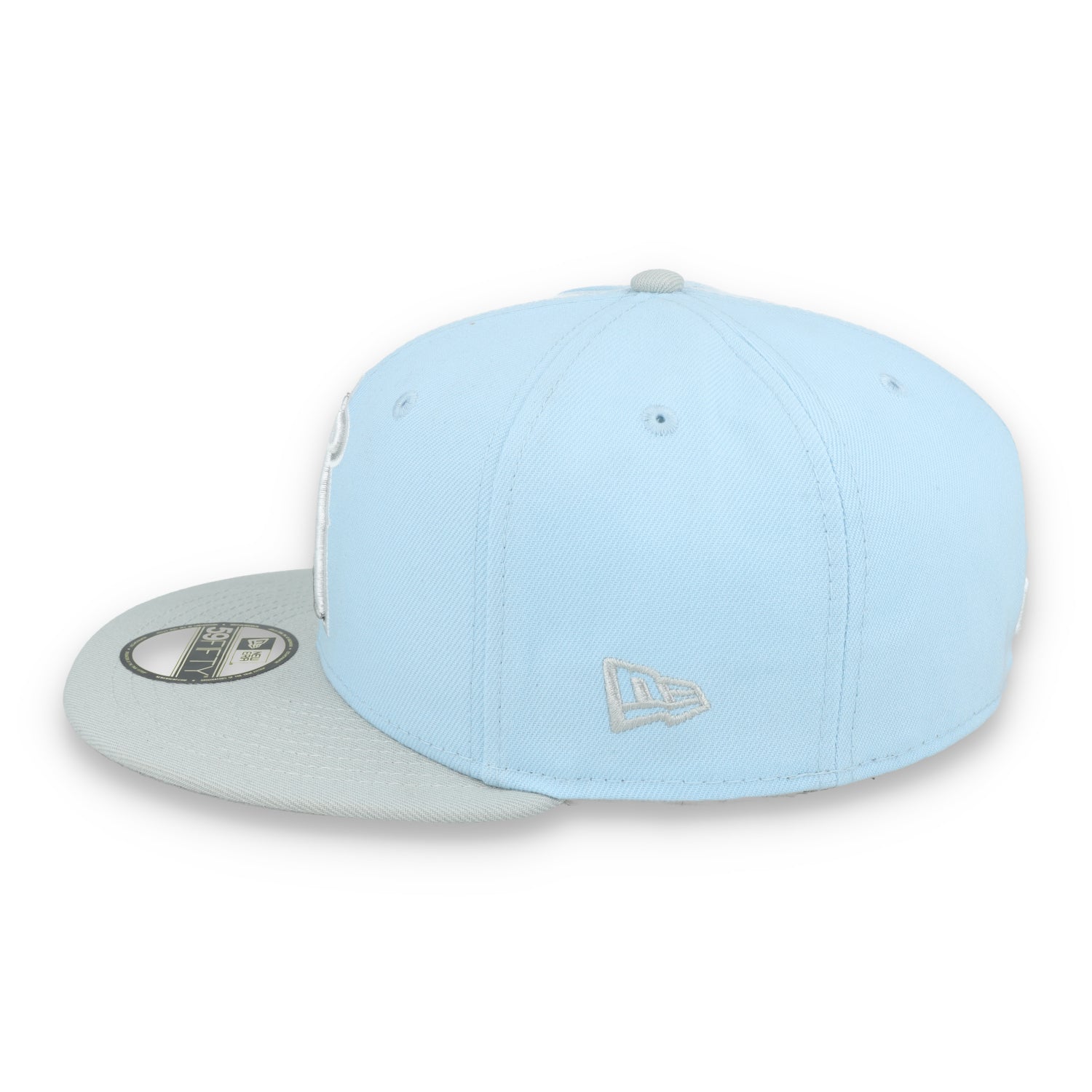 New Era Los Angeles Angels 2-tone fitted-59FIFTY Fitted Hat-Light Blue/Grey