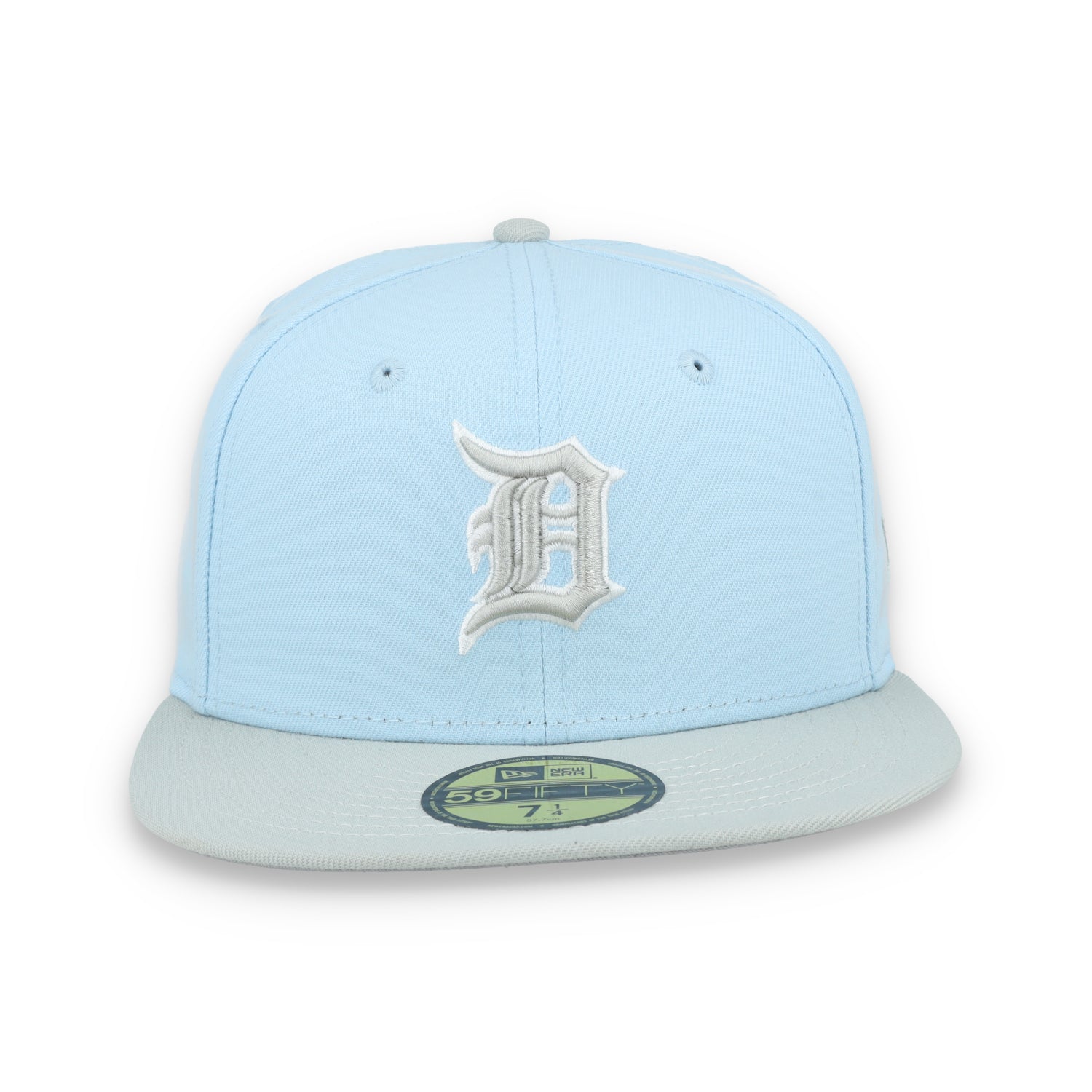 New Era Detroit Tigers 2-Tone Color Pack 59FIFTY Fitted Hat-Light Blue/Gray