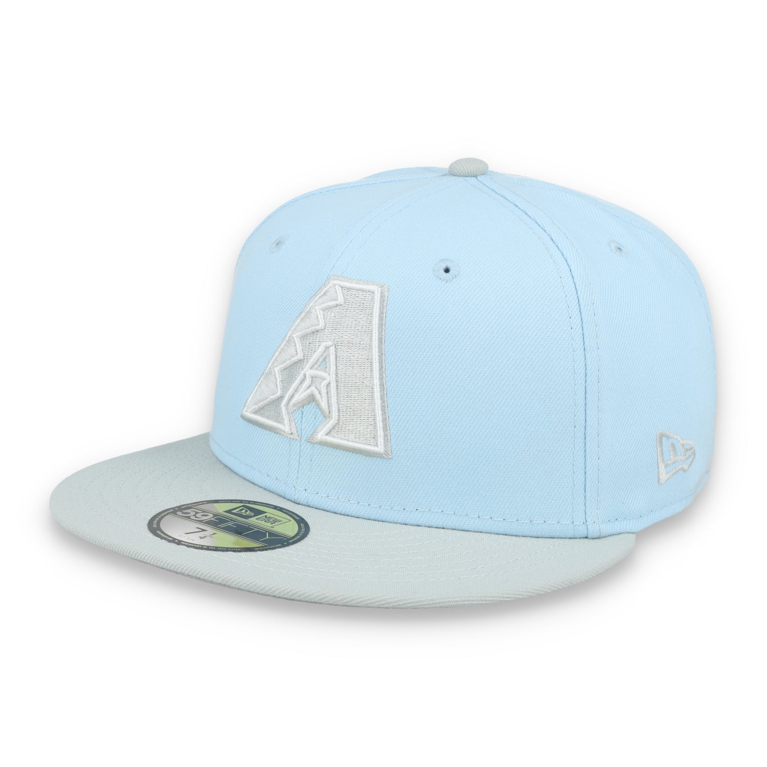 New Era Arizona Diamondbacks 2-Tone Color Pack 59FIFTY Fitted Hat-Light Blue/Gray