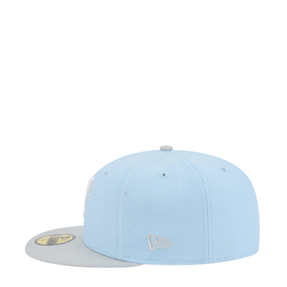 New Era Texas Rangers 2-Tone Color Pack 59FIFTY Fitted Hat-Light Blue/Gray