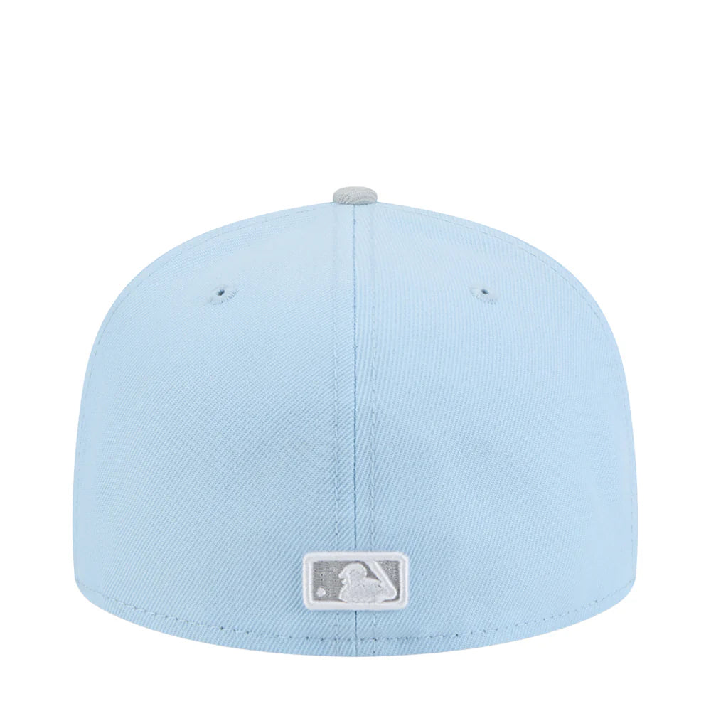 New Era Atlanta Braves 2-Tone Color Pack 59FIFTY Fitted Hat-Light Blue/Gray