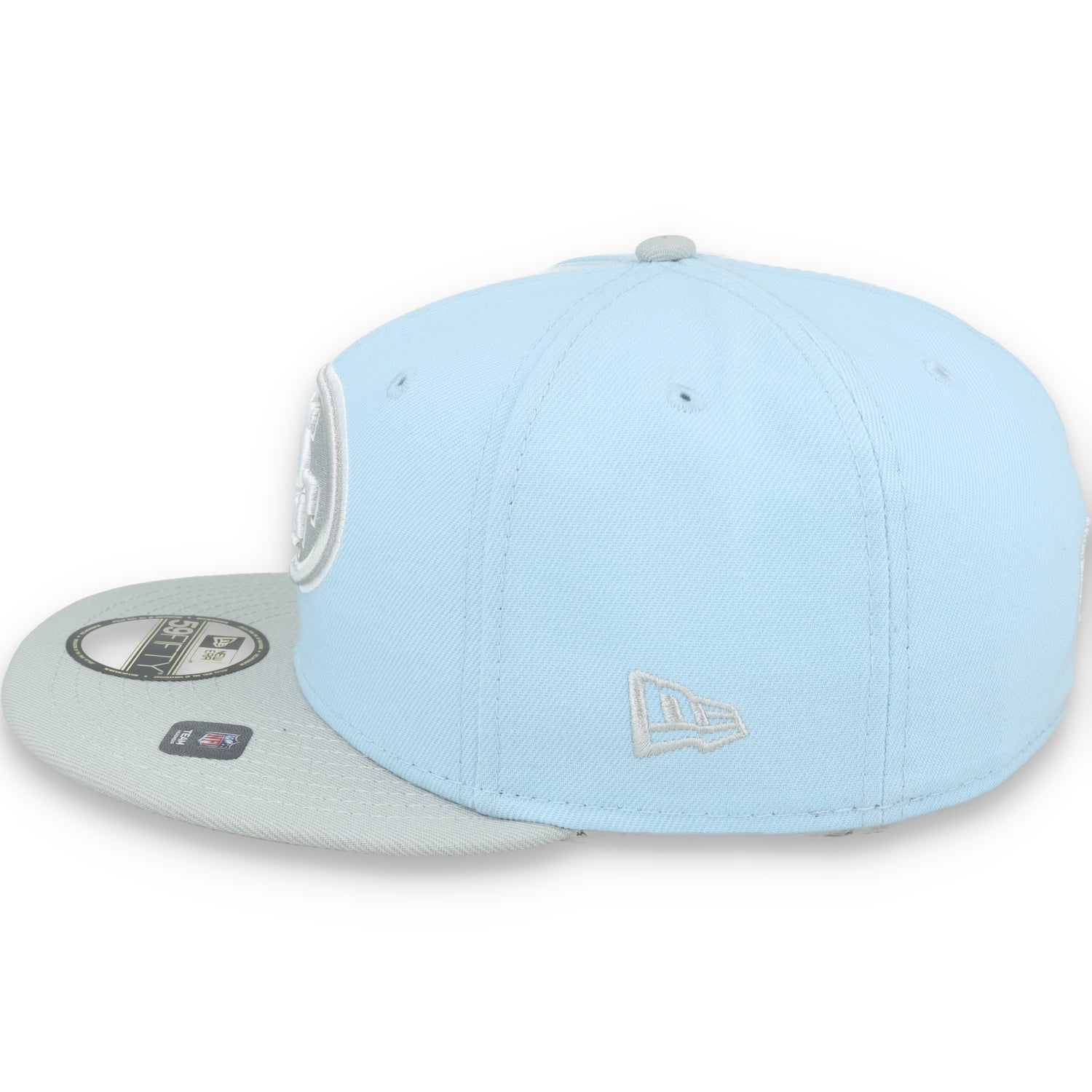 New Era San Francisco 49ers 2-Tone Color Pack 59FIFTY Fitted Hat-Light Blue/Gray
