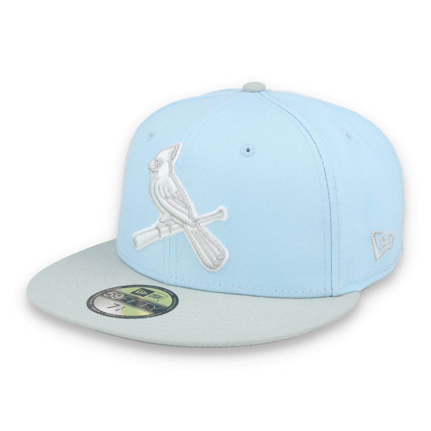 New Era St. Louis Cardinals 2-Tone Color Pack 59FIFTY Fitted Hat-Light Blue/Gray