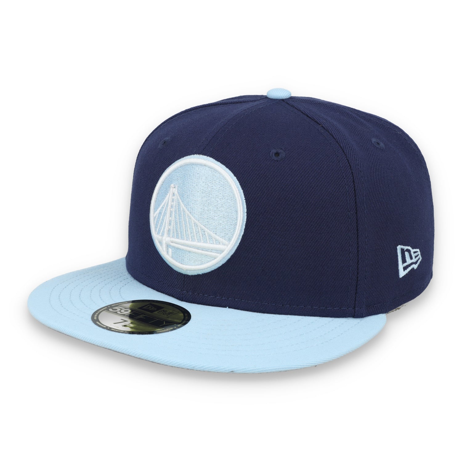 New Era Golden State Warriors 2-Tone Color Pack 59FIFTY Fitted Hat-Navy/Light Blue