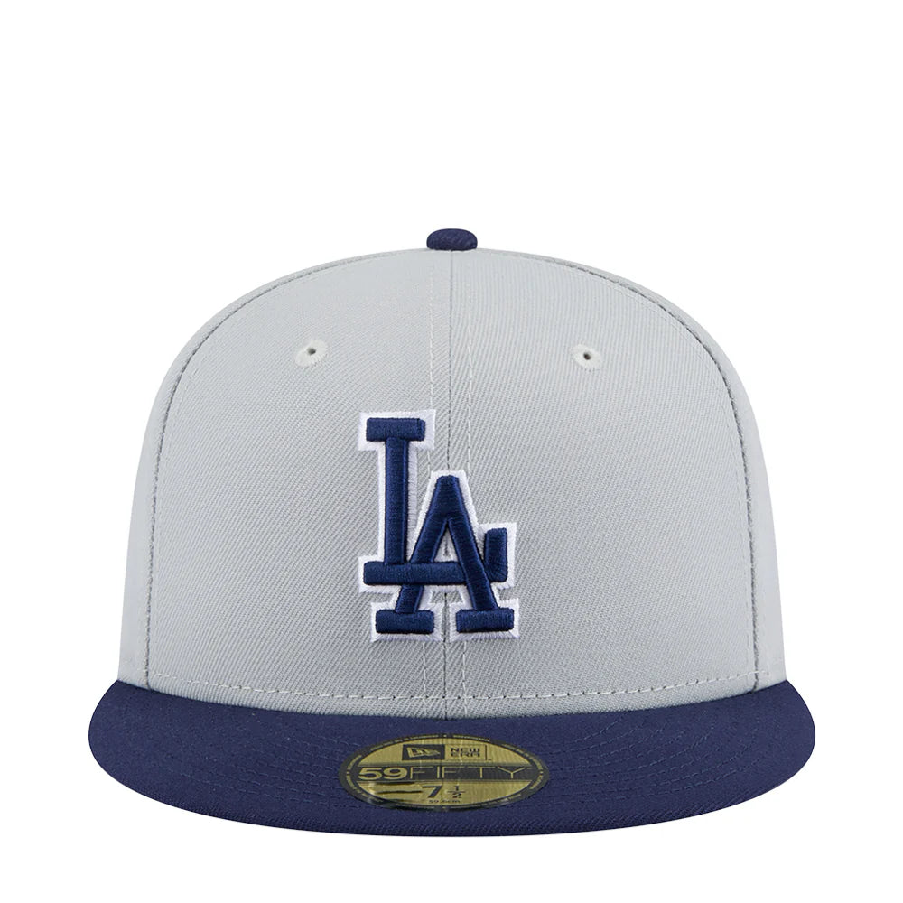New Era Los Angeles Dodgers 2-Tone Color Pack 59FIFTY Fitted Hat-Gray/Navy