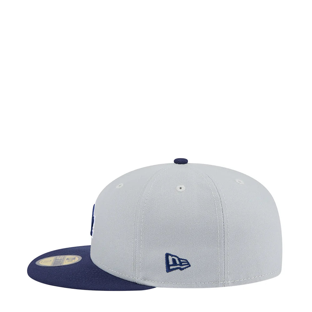 New Era Los Angeles Dodgers 2-Tone Color Pack 59FIFTY Fitted Hat-Gray/Navy
