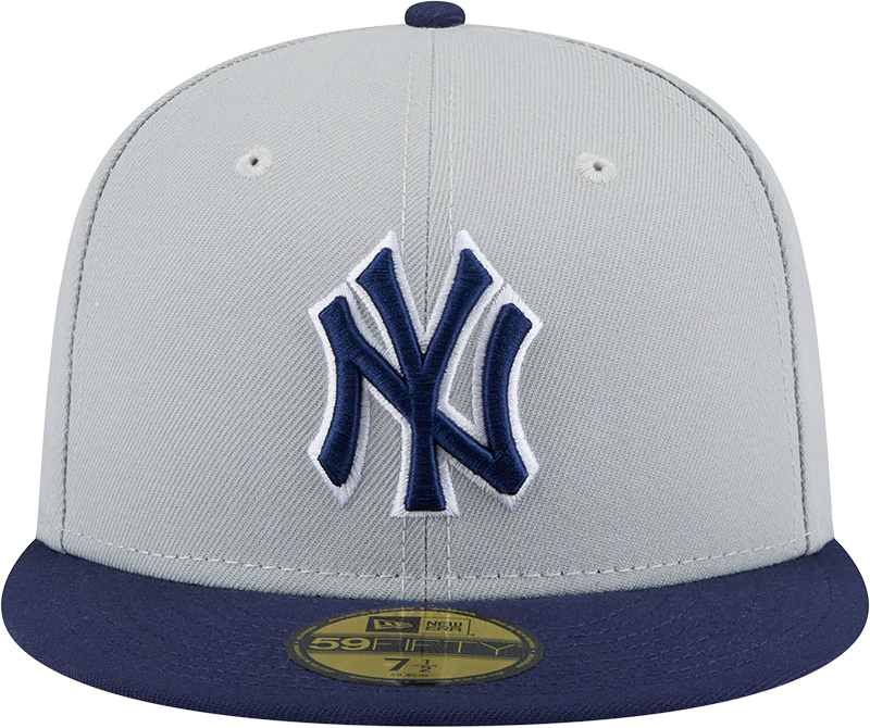 New Era New York Yankees 2-Tone Color Pack 59FIFTY Fitted Hat-Gray/Navy