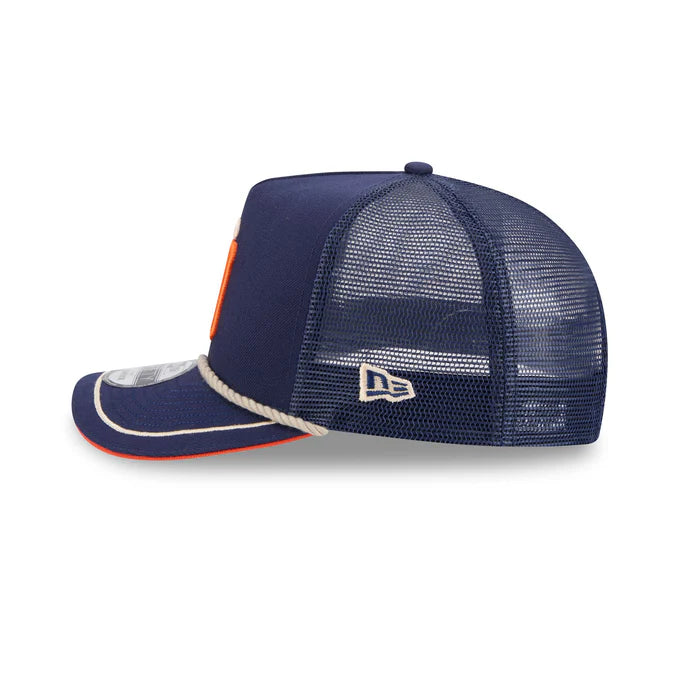 New Era San Diego Padres Vintage Team Rope 9FIFTY A-Frame Trucker Hat