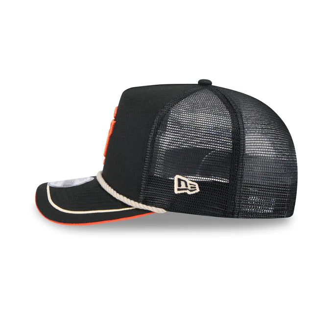 New Era San Francisco Giants Vintage Team Rope 9FIFTY A-Frame Trucker Hat