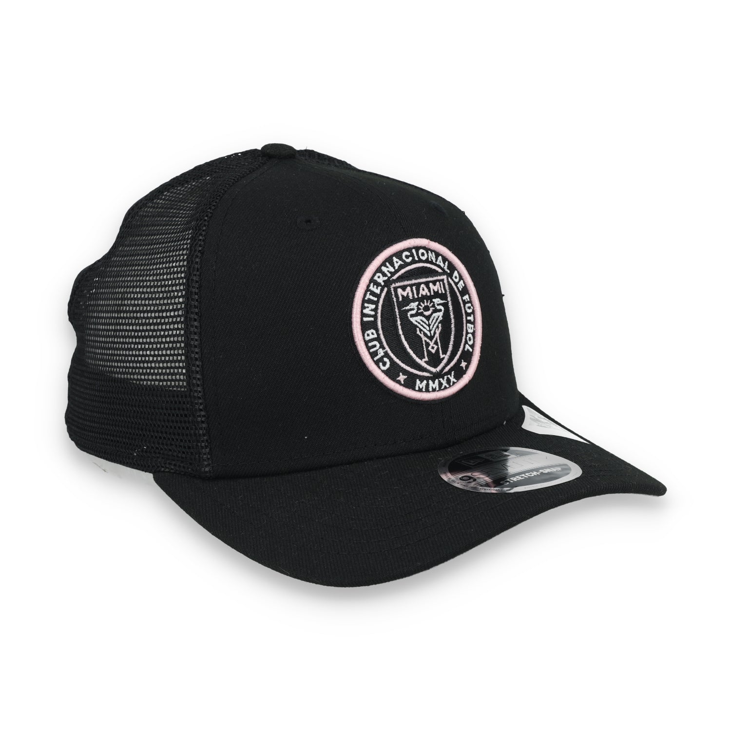 New Era Inter Miami CF 9SEVENTY Stretch-Snap Trucker Hat