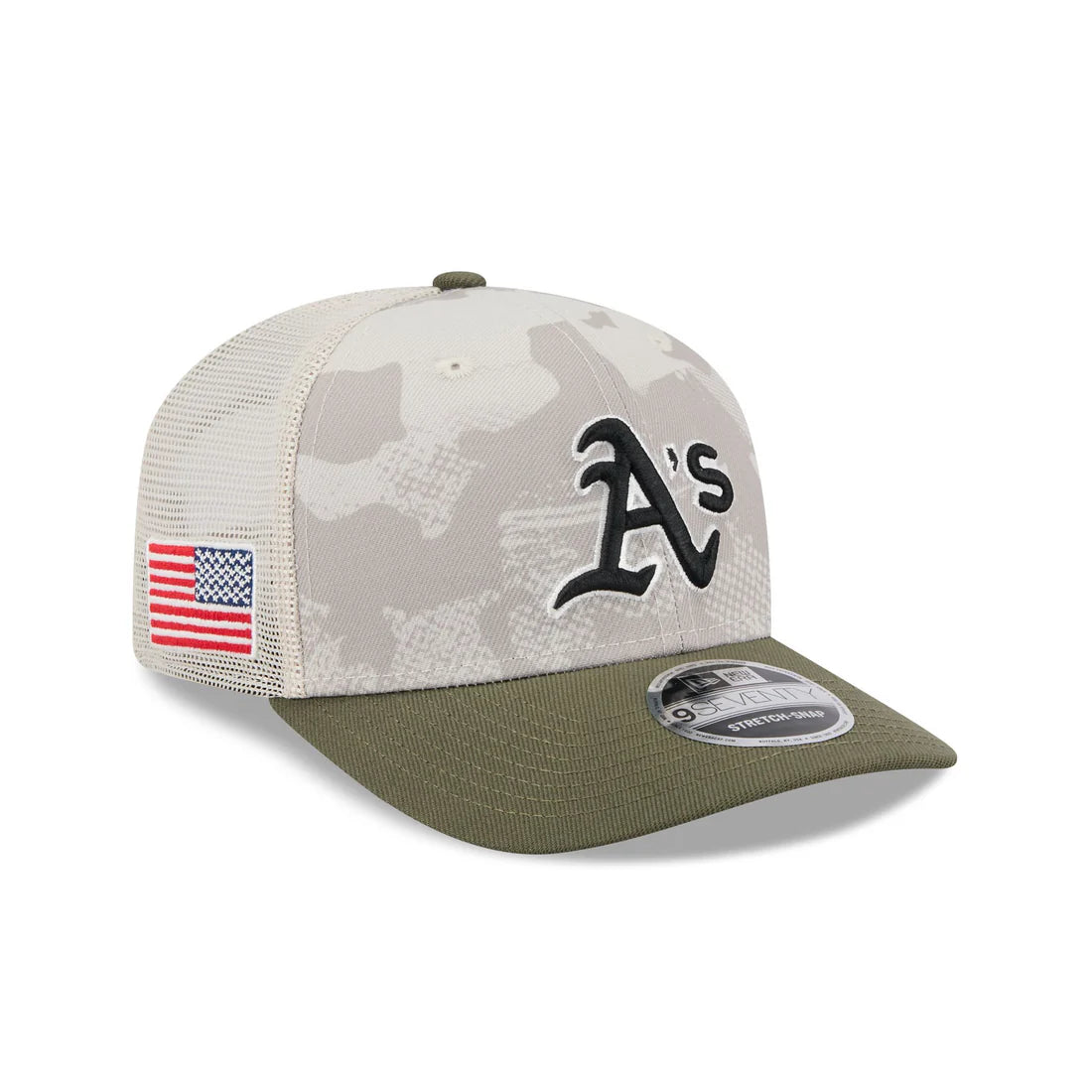 New Era Athletics Armed Force Day 9SEVENTY Stretch-Snap Hat