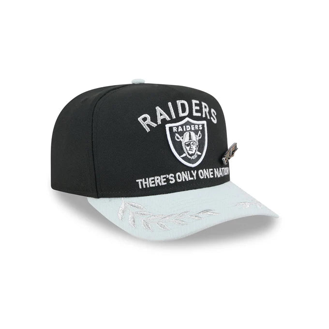 New Era Las Vegas Raiders 2025 NFL Draft A-Frame 59FIFTY Fitted Hat