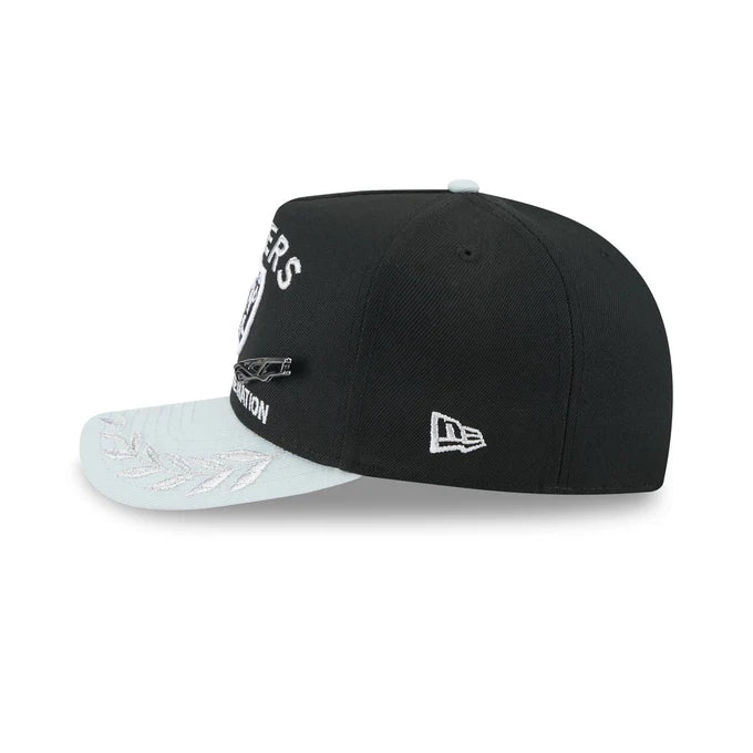 New Era Las Vegas Raiders 2025 NFL Draft A-Frame 59FIFTY Fitted Hat