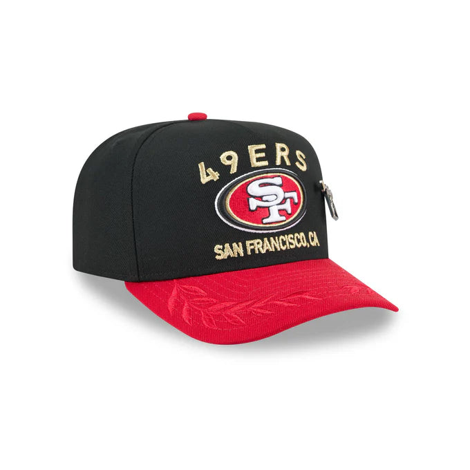 New Era San Francisco 49ers 2025 NFL Draft A-Frame 59FIFTY Fitted Hat