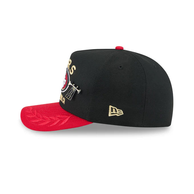 New Era San Francisco 49ers 2025 NFL Draft A-Frame 59FIFTY Fitted Hat