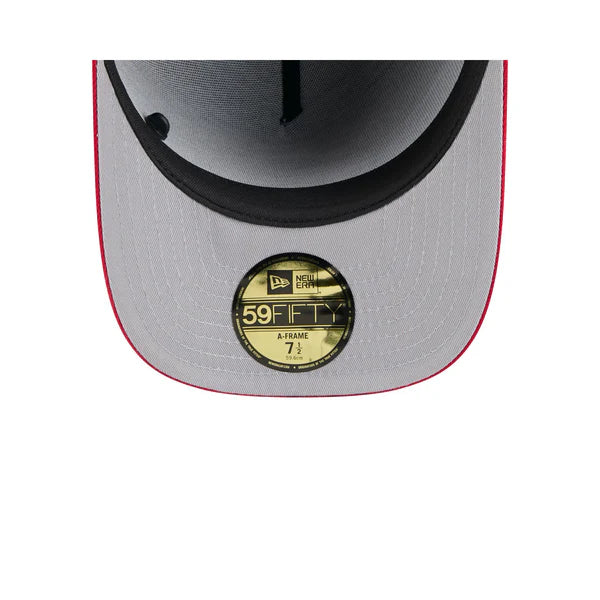 New Era San Francisco 49ers 2025 NFL Draft A-Frame 59FIFTY Fitted Hat