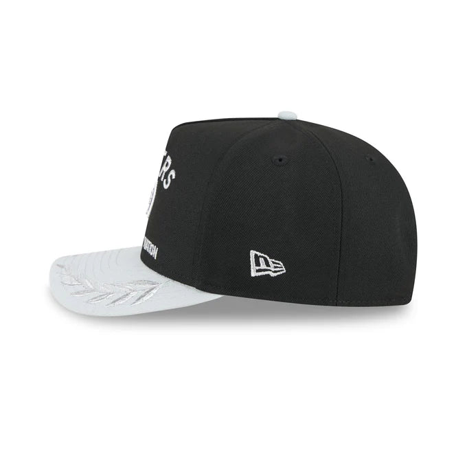 New Era Las Vegas Raiders 2025 NFL Draft A-Frame 9FIFTY Snapback Hat-Black