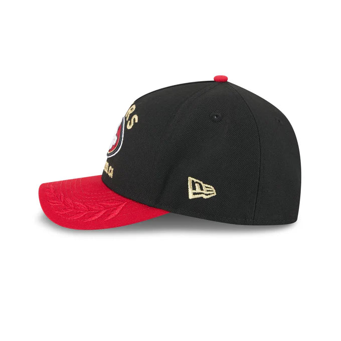 New Era San Francisco 49ers 2025 NFL Draft 9FORTY M-Crown Snap Hat-Black