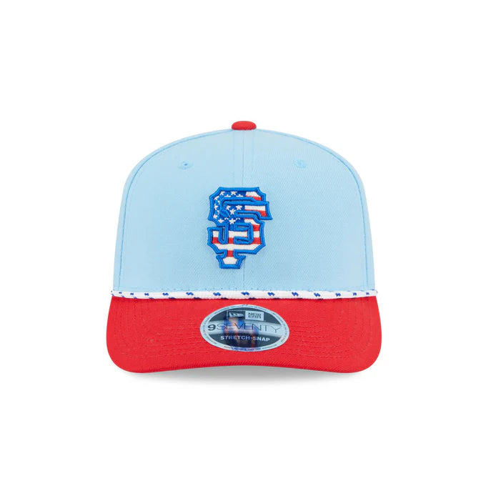 New Era San Francisco Giants Independence Day 9SEVENTY Stretch-Snap Hat