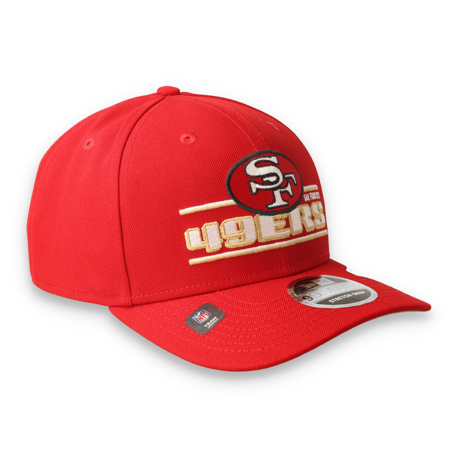 New Era San Francisco 49ers Stated 9SEVENTY Stretch-Snap Hat - Scarlet