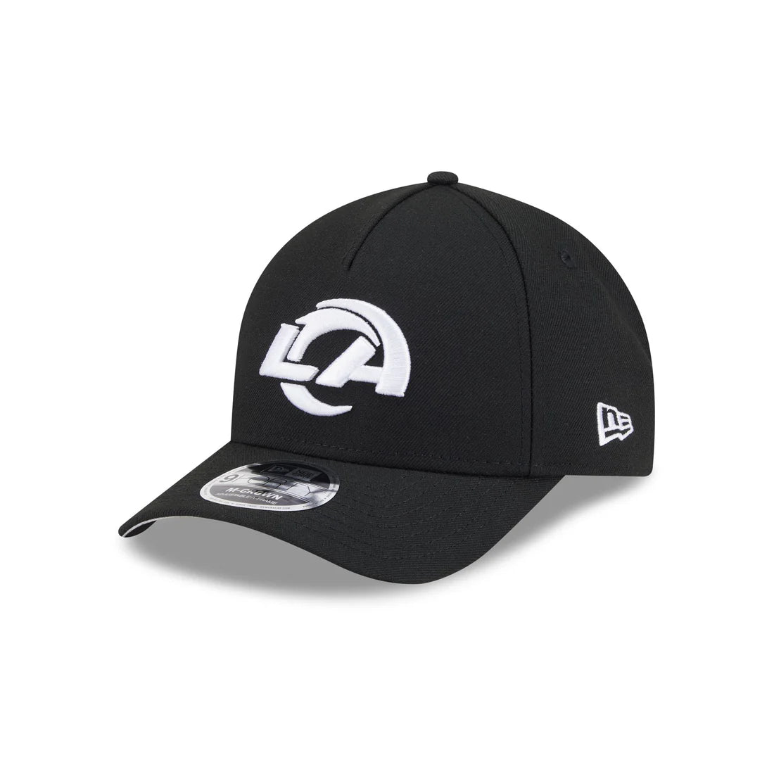 New Era Los Angeles Rams M-Crown A-FRAME 9FORTY Adjustable Hat-Black/White