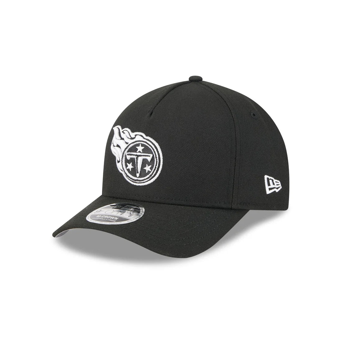 New Era Tennessee Titans M-Crown A-FRAME 9FORTY Adjustable Hat-Black/White