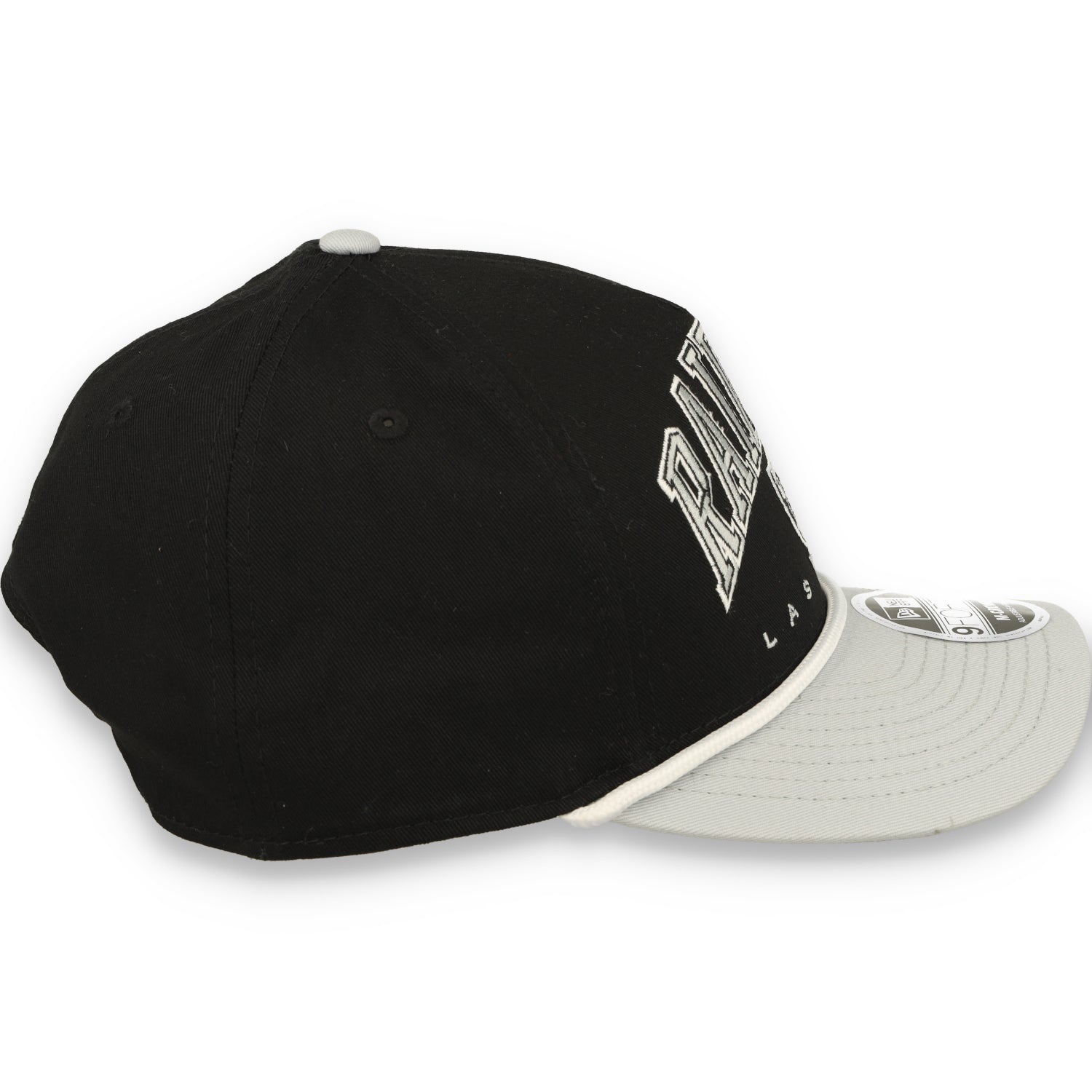 New Era Las Vegas Raiders Arch M-Crown 9FORTY A-Frame Adjustable Hat-Black/Grey