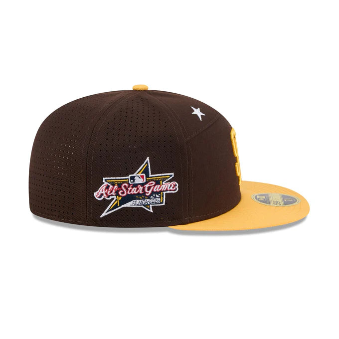New Era San Diego Padres All Star Game 2025 Split Panel 59FIFTY Fitted Hat