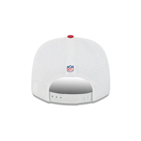 New Era San Francisco 49ers 2025 Training 9SEVENTY Stretch-Snap-White