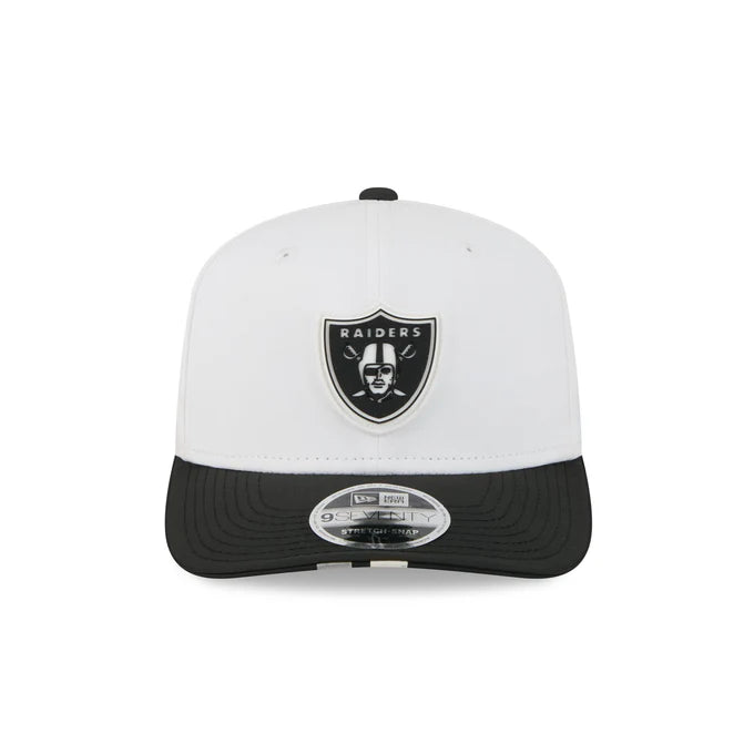 New Era Las Vegas Raiders 2025 Training 9SEVENTY Stretch-Snap-White